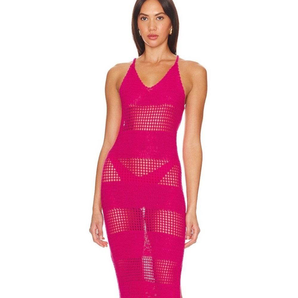 LSPACE Kalea Dress pink maxi